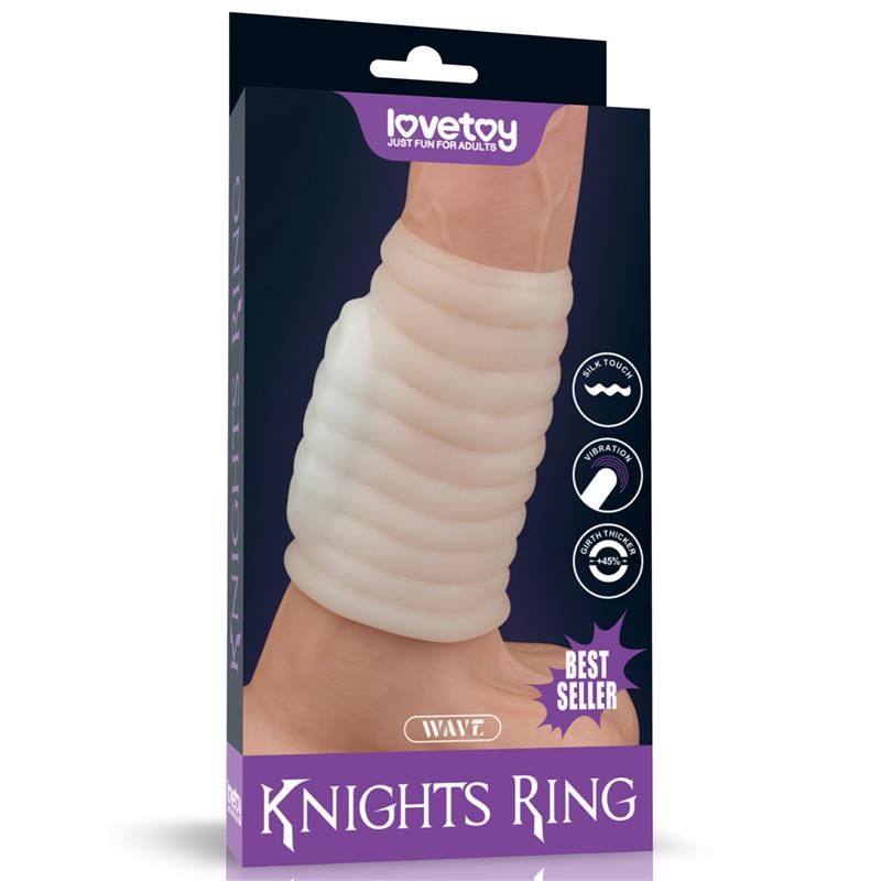 Vibrating Penis Sleeve Wave Knights Vibrating Penis Sleeve Wave Knights