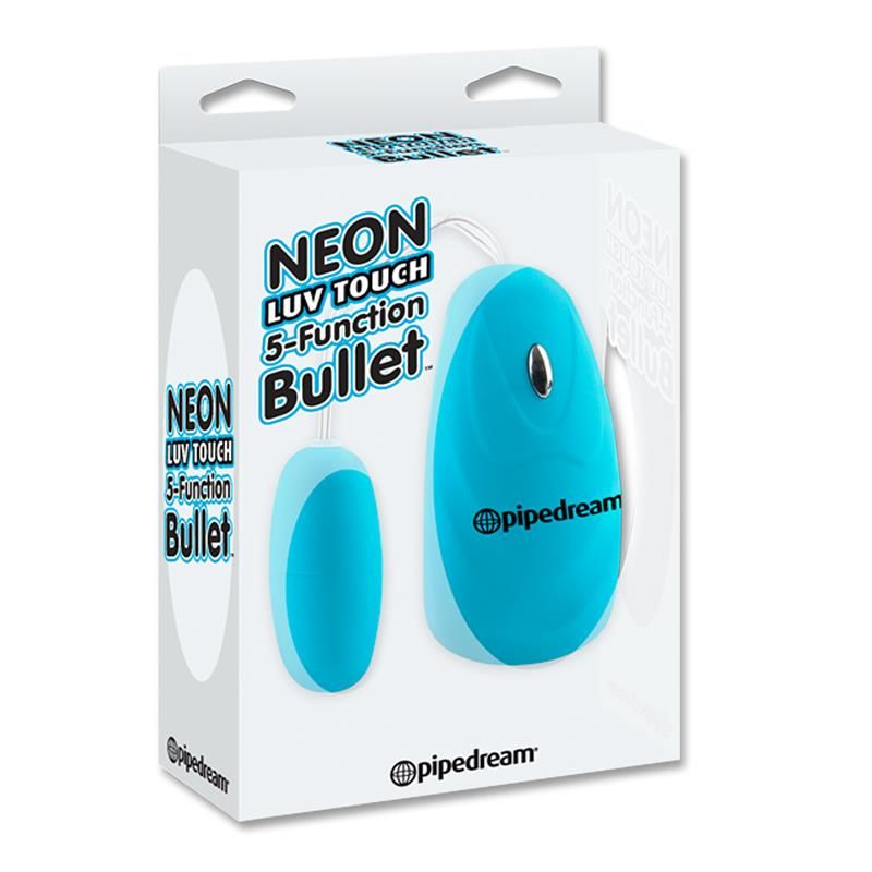 Neon Luv Touch 5-Function Bullet Blue Neon Luv Touch 5-Function Bullet Blue