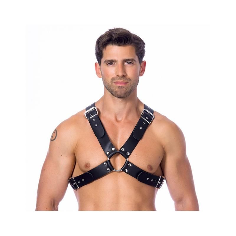 Adjustable Leather Harness with Buckles Adjustable Leather Harness with Buckles