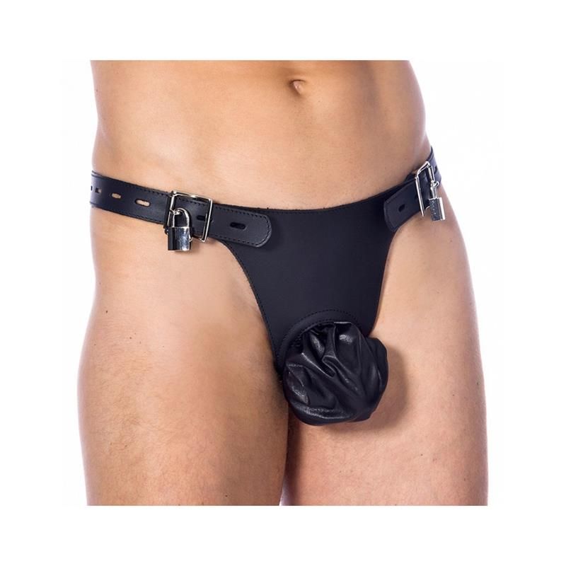Chastity Belt with Padlocks Adjustable Chastity Belt with Padlocks Adjustable