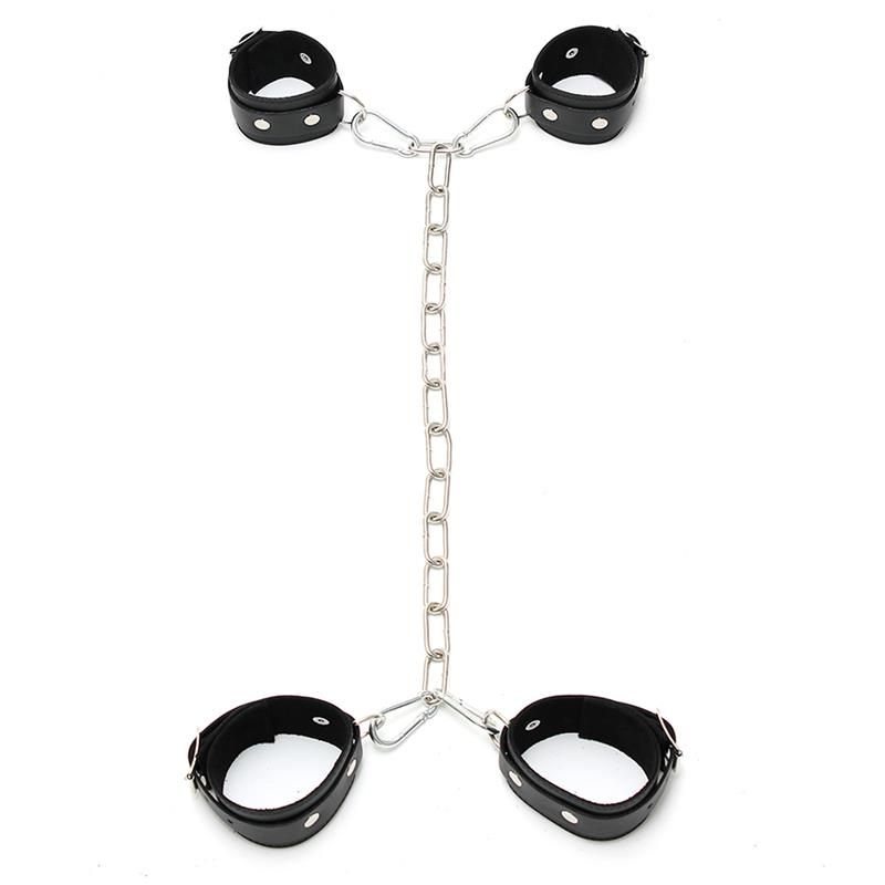 Cuffs with Metal Chain Adjustable Cuffs with Metal Chain Adjustable