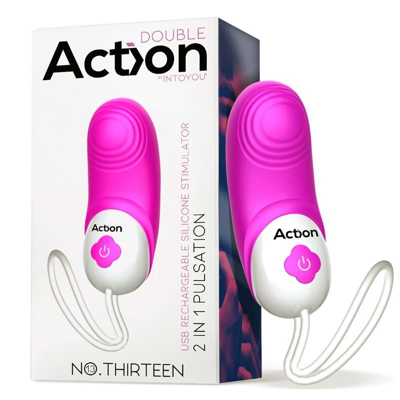 No. Thirteen Stimulator 2 in 1 Vibration and Pulsation No. Thirteen Stimulator 2 in 1 Vibration and Pulsation
