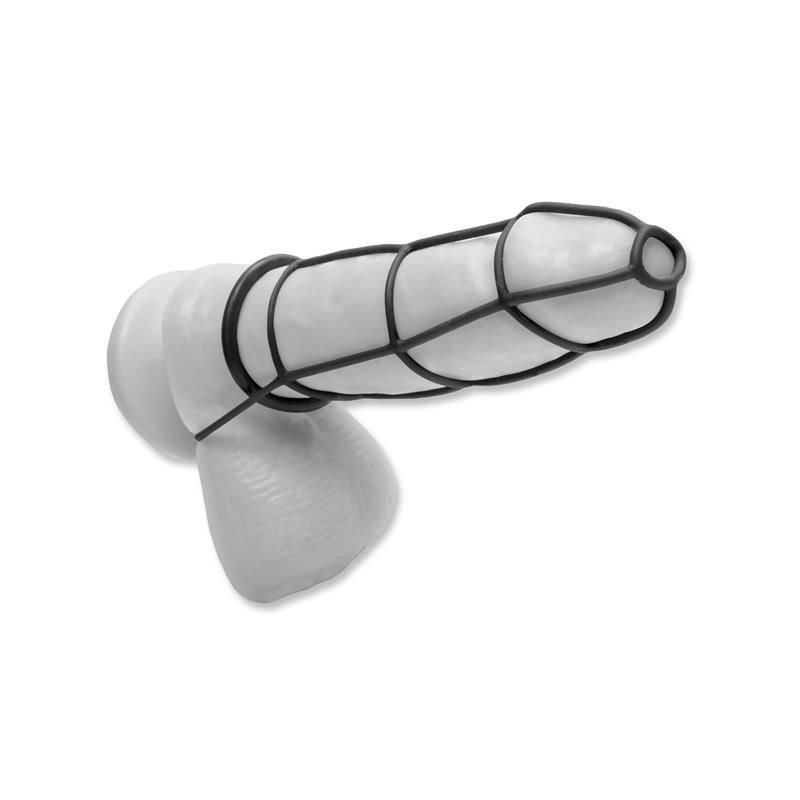 Fetish Fantasy Elite Cockcage and Ring Set Black Fetish Fantasy Elite Cockcage and Ring Set Black