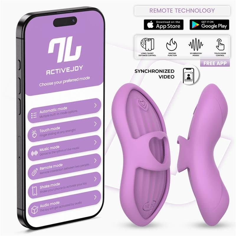 Laia Heated Finger Vibrator with App Lavender Laia Heated Finger Vibrator with App Lavender