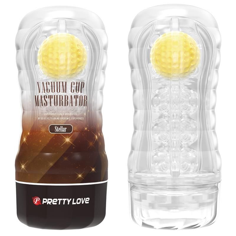 Stellar Ball-Rolling Masturbator Cup Yellow Stellar Ball-Rolling Masturbator Cup Yellow