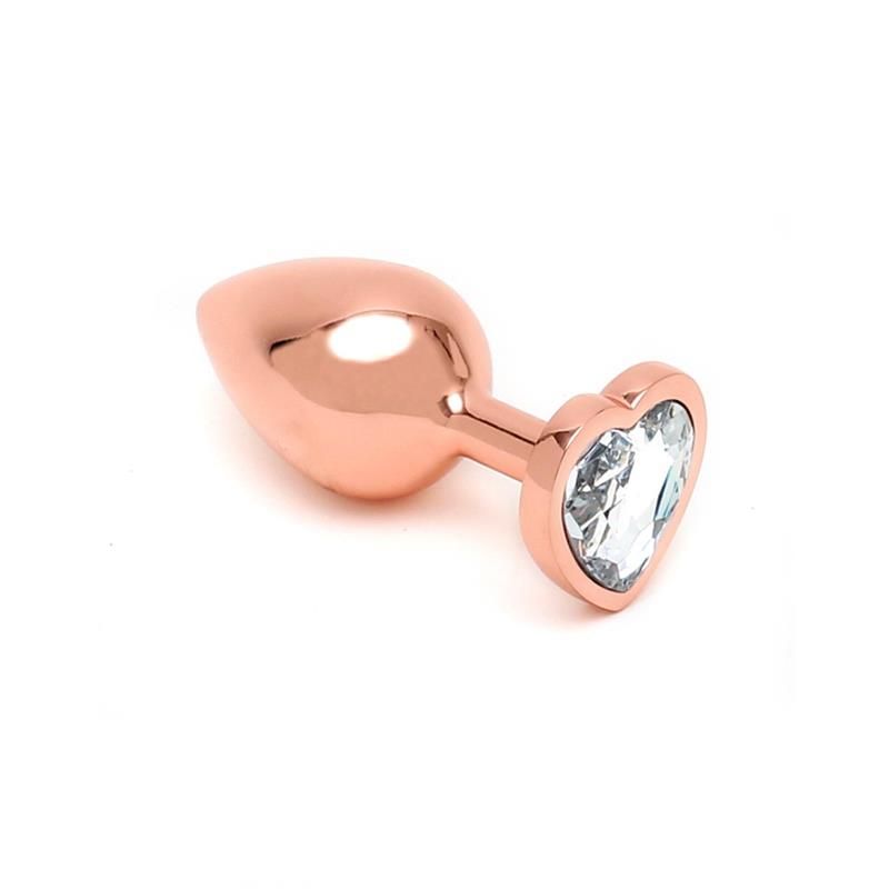 Pisa Heart Shaped Butt Plug Rose Gold Pisa Heart Shaped Butt Plug Rose Gold