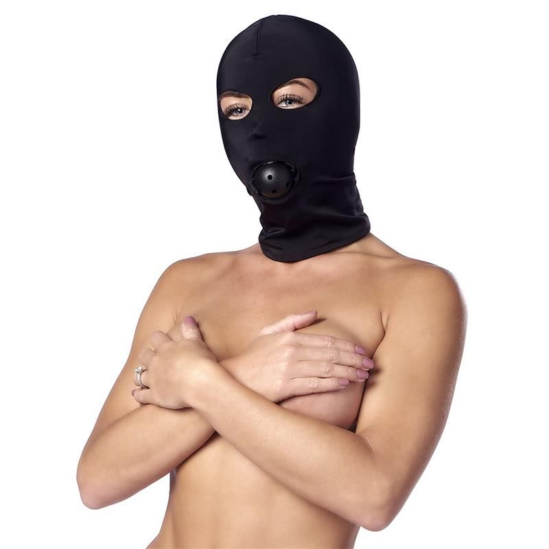 Spandex Hood with Ball Gag Spandex Hood with Ball Gag