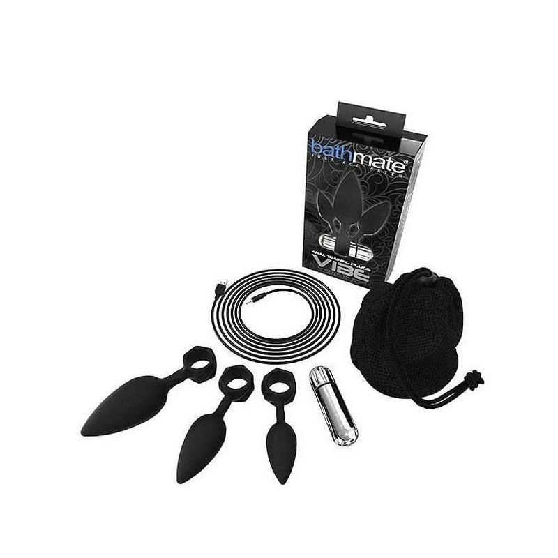 Set of 4 Anal Training Plugs with Vibration Set of 4 Anal Training Plugs with Vibration