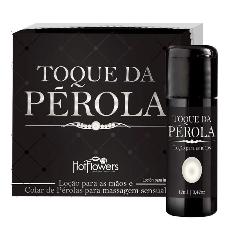 Massage Lotion and Pearl Necklace Toque da Perola Massage Lotion and Pearl Necklace Toque da Perola