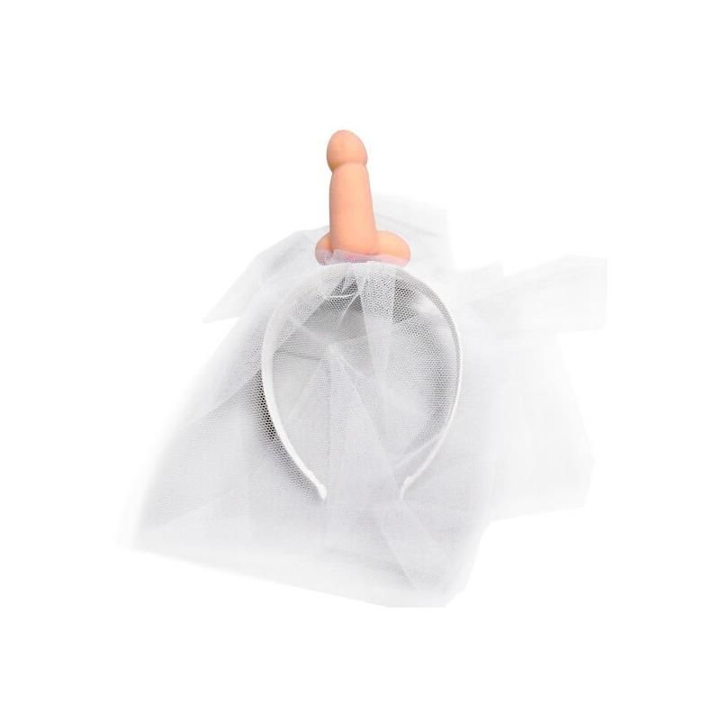 Veil headband with a penis Veil headband with a penis