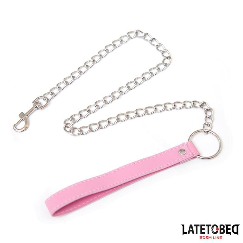 Metal Chain Leash Pink 65cm Metal Chain Leash Pink 65cm