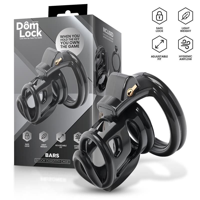 Bars Chastity Cage with Internal Lock Bars Chastity Cage with Internal Lock