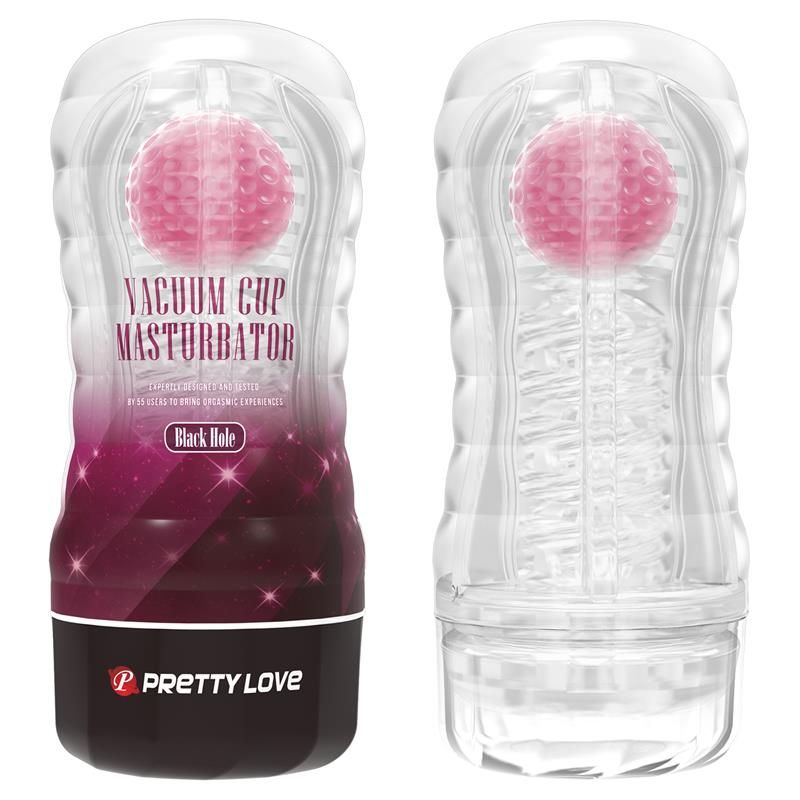 Black Hole Ball-Rolling Masturbator Cup Pink Black Hole Ball-Rolling Masturbator Cup Pink