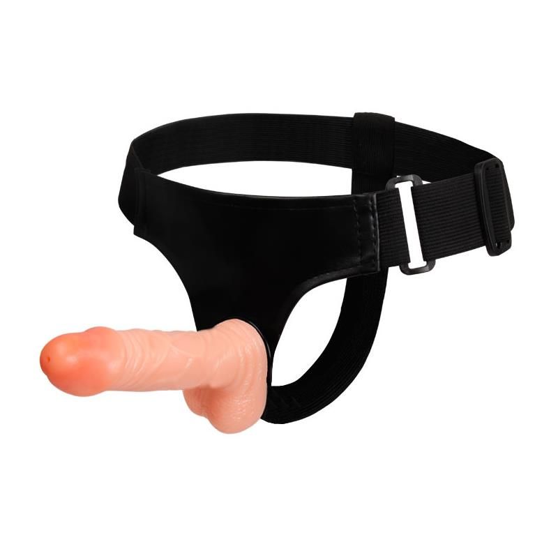 Strap-On with Dildo Realistic Flesh 15 cm Strap-On with Dildo Realistic Flesh 15 cm
