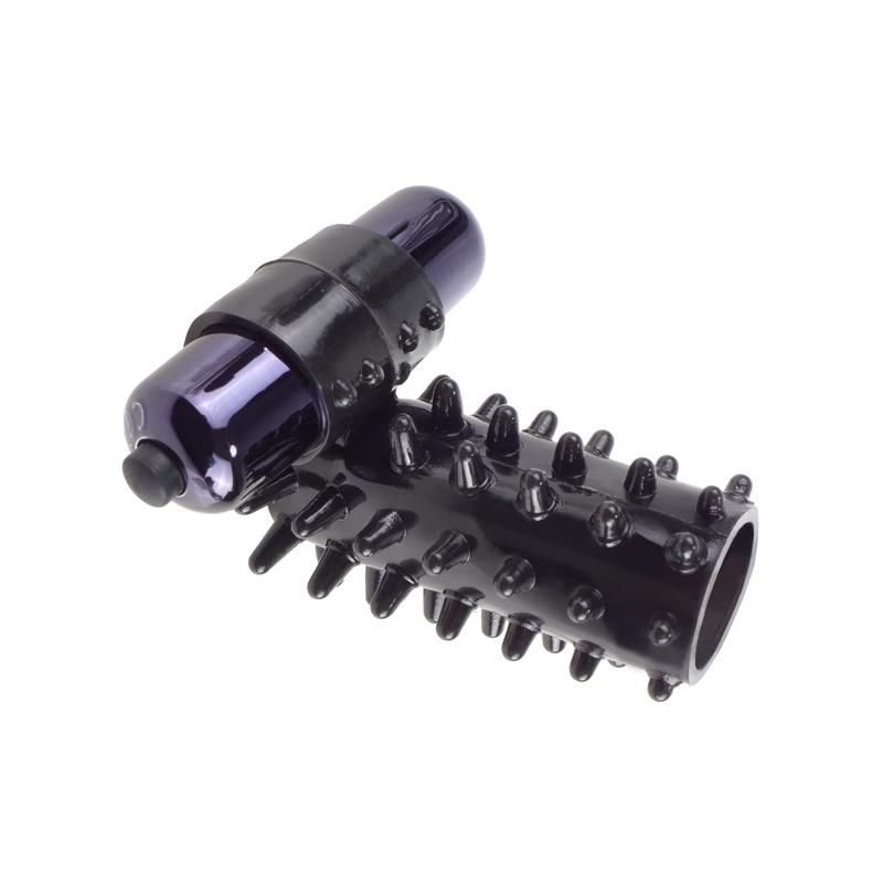 Fantasy C-Ringz Vibrating Super Sleeve Black Fantasy C-Ringz Vibrating Super Sleeve Black