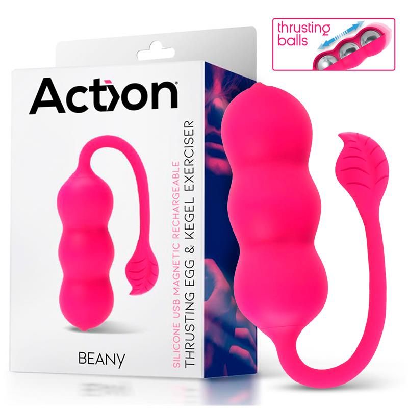 Beany Vibrating Egg and Kegel Exerciser USB Silicone Beany Vibrating Egg and Kegel Exerciser USB Silicone