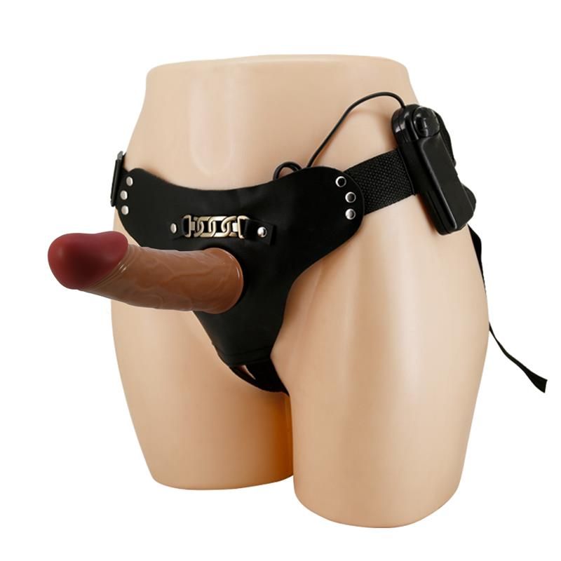 Strap-on with Holow Dildo, Vibration and Remote Control Starks Strap-on with Holow Dildo, Vibration and Remote Control Starks