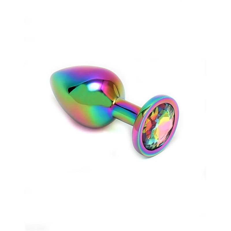Anal plug and jewel in rainbow colors Plug Rainbow Anal plug and jewel in rainbow colors Plug Rainbow