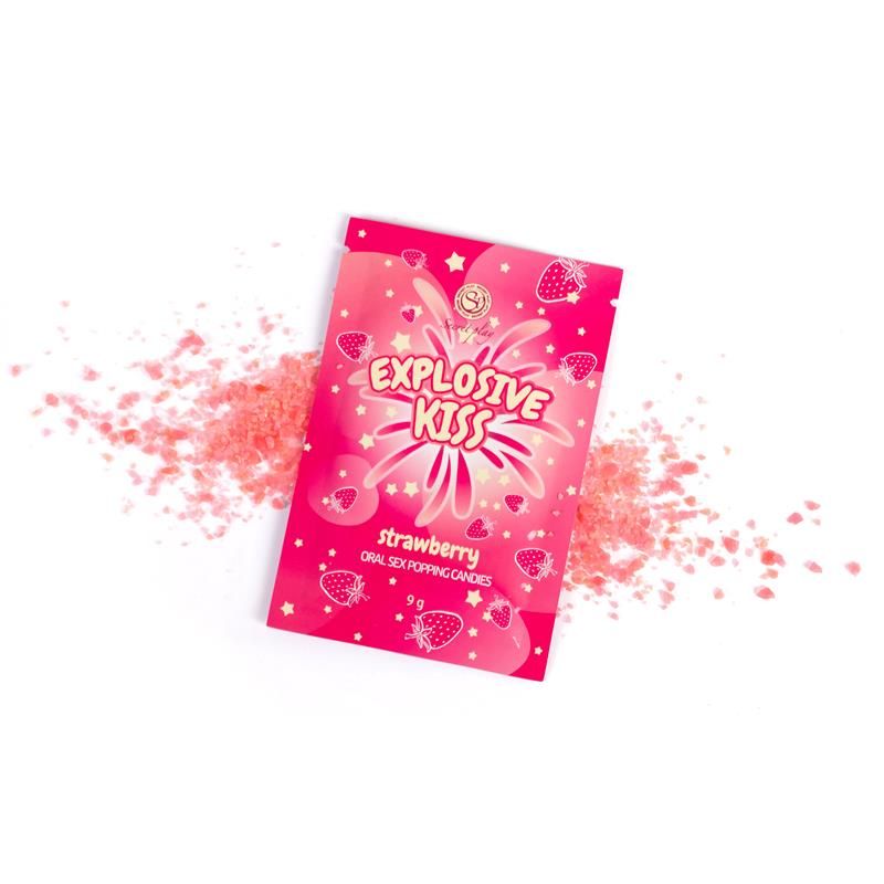 Explosive Candies Oral Sex Popping Candies 1 Sachet Strawberry Flavor Explosive Candies Oral Sex Popping Candies 1 Sachet Strawberry Flavor