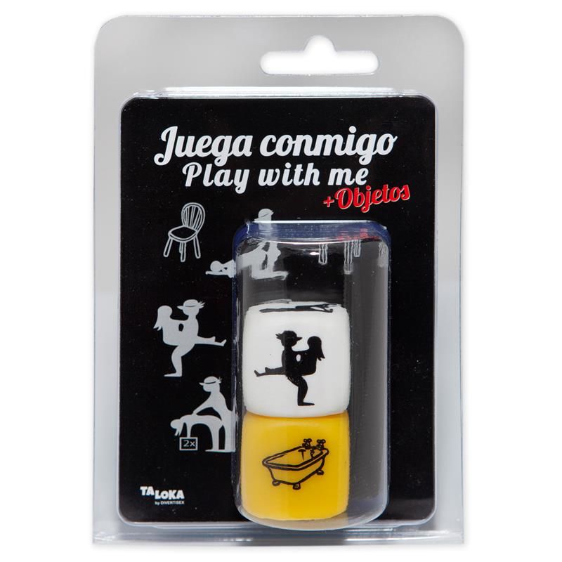 Set of white postures dice and a places dice. Set of white postures dice and a places dice.