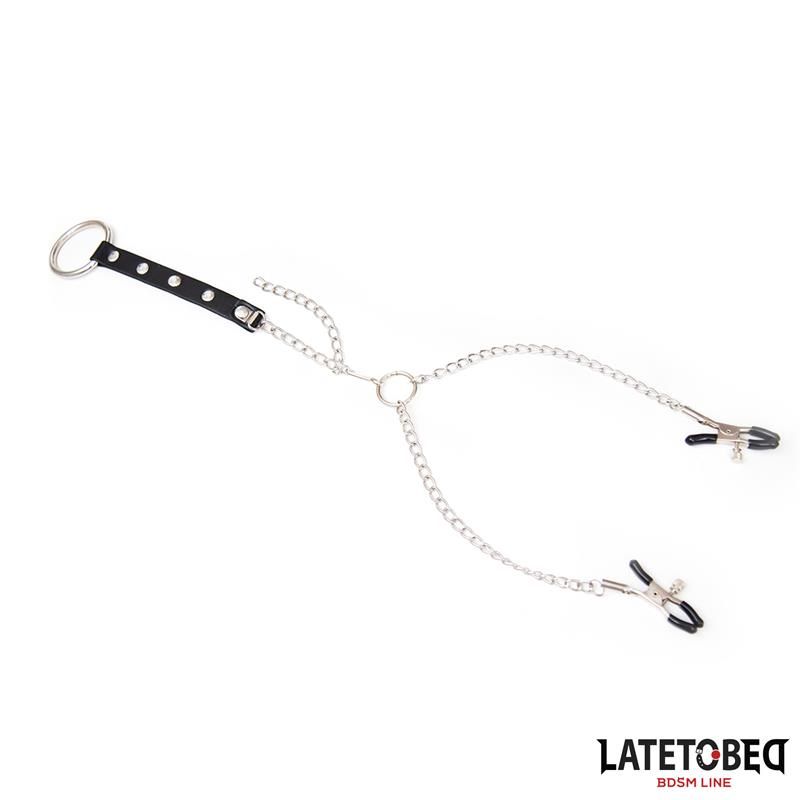 Nipple Clamps Cock Ring Set Adjustable Nipple Clamps Cock Ring Set Adjustable