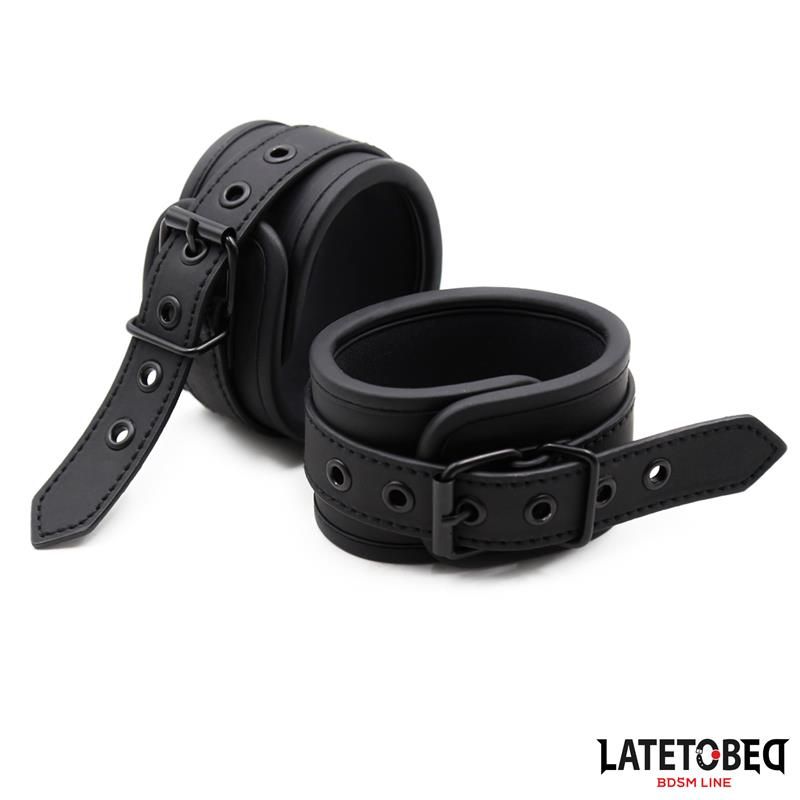 Neoprene Handcuffs Black Neoprene Handcuffs Black