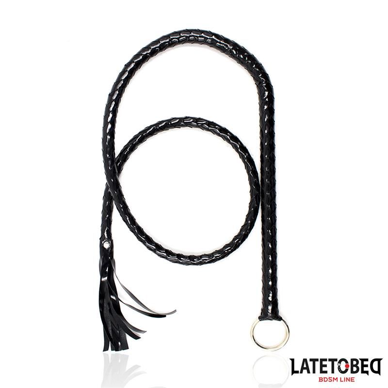Shiny Black Long Whip 138cm Shiny Black Long Whip 138cm