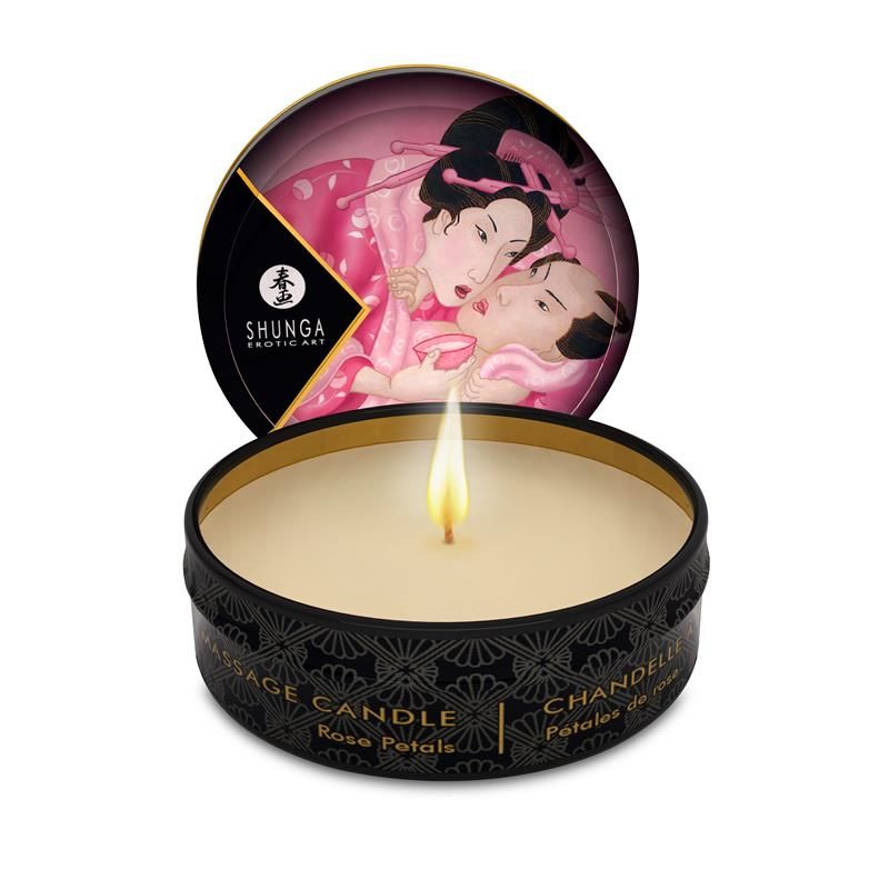 Shunga Mini Candle for Massage Rose Shunga Mini Candle for Massage Rose