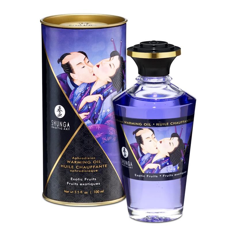 Shunga Warming Massage Oil Exotic Fruit Aroma Shunga Warming Massage Oil Exotic Fruit Aroma