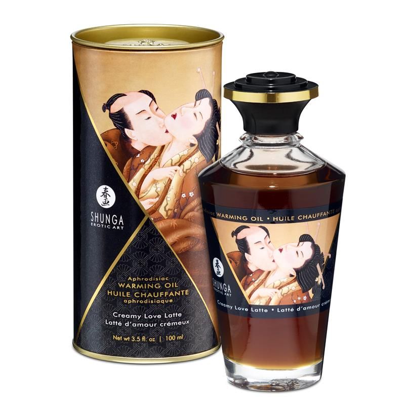 Shunga Warming Massage Oil Creamy Latte Aroma Shunga Warming Massage Oil Creamy Latte Aroma