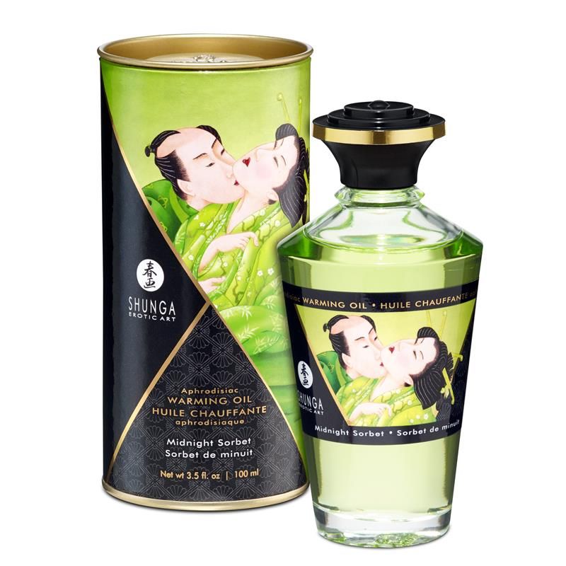 Shunga Warming Massage Oil Midnight Sorbet Aroma Shunga Warming Massage Oil Midnight Sorbet Aroma