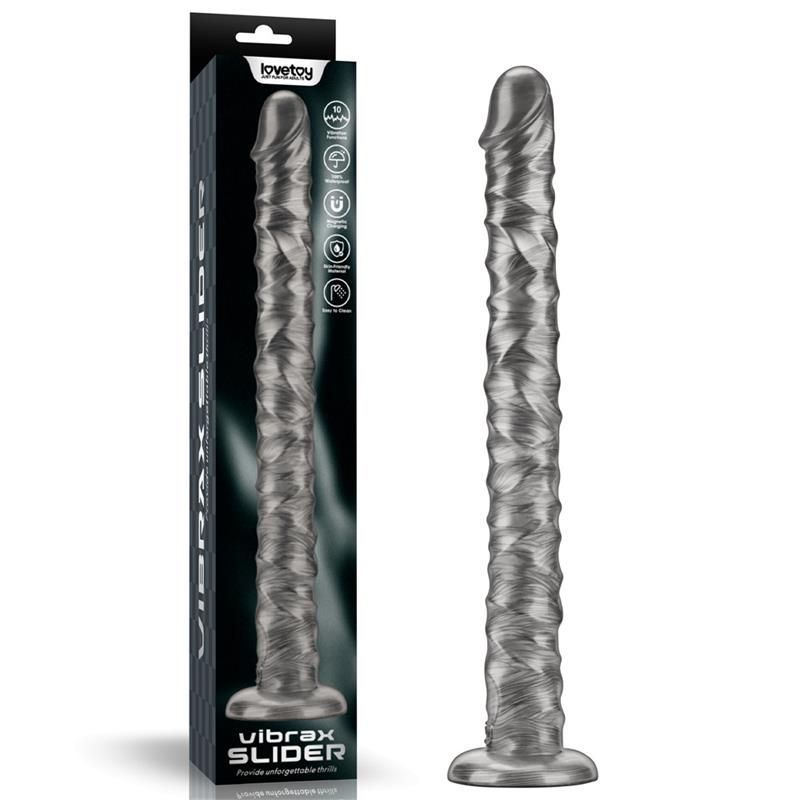 Vibrax Slider Anal DIldo with Vibration King Sized 16 Vibrax Slider Anal DIldo with Vibration King Sized 16