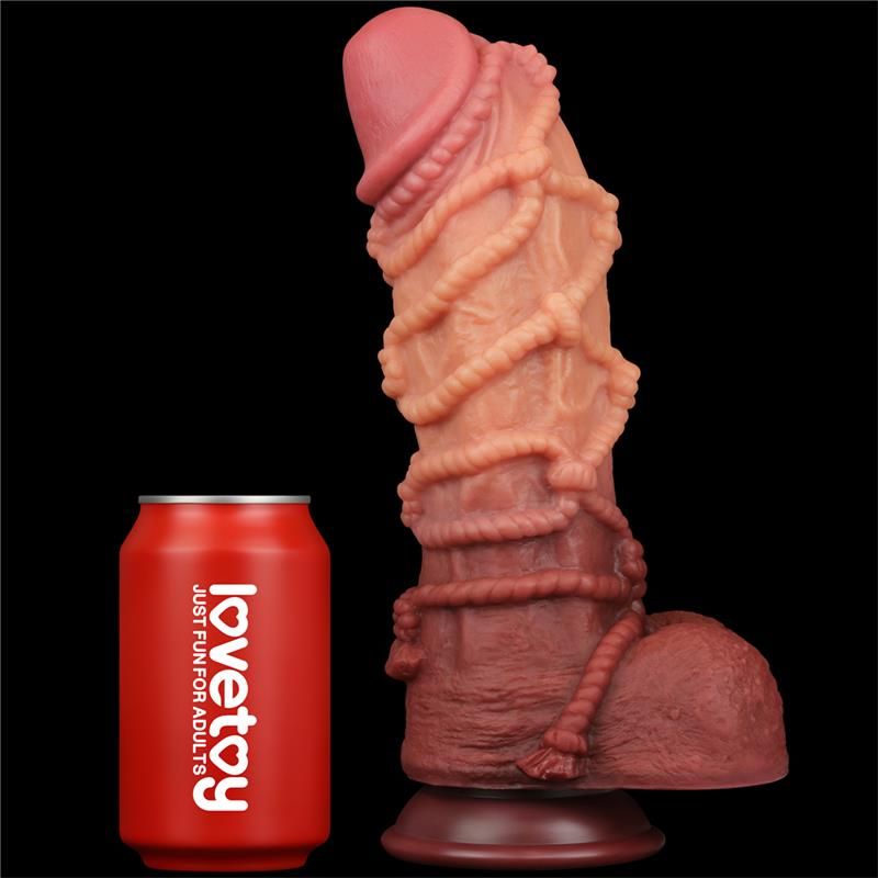 Dildo Dual Layer King Size Nature 10.5 Dildo Dual Layer King Size Nature 10.5