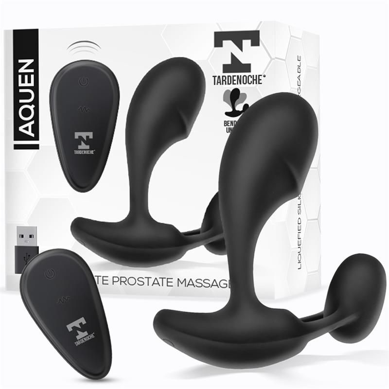 Aquen Prostate and Perineum Stimulator Liquid Silicone Remote Control Magnetic USB Aquen Prostate and Perineum Stimulator Liquid Silicone Remote Control Magnetic USB