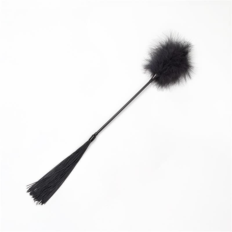 Secret Play Black Whip and Duster Secret Play Black Whip and Duster