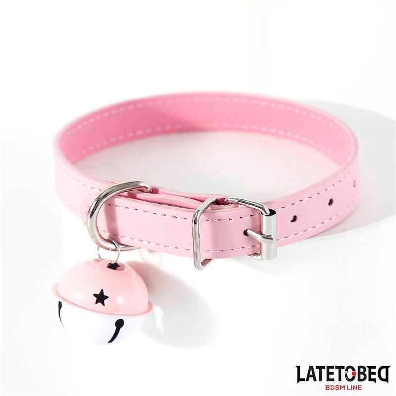 Collar with Bell Adjustable Pink Collar with Bell Adjustable Pink