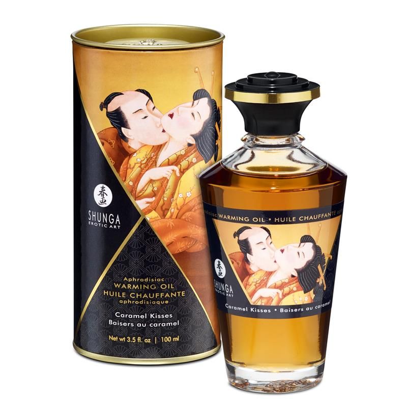 Shunga Warming Massage Oil Caramel Aroma Shunga Warming Massage Oil Caramel Aroma