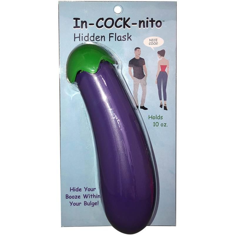 Eggplant Shapped Bottle In-Cock-Nito Flask Eggplant Shapped Bottle In-Cock-Nito Flask