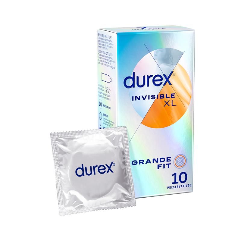 Condoms Invisible XL 10ud Condoms Invisible XL 10ud