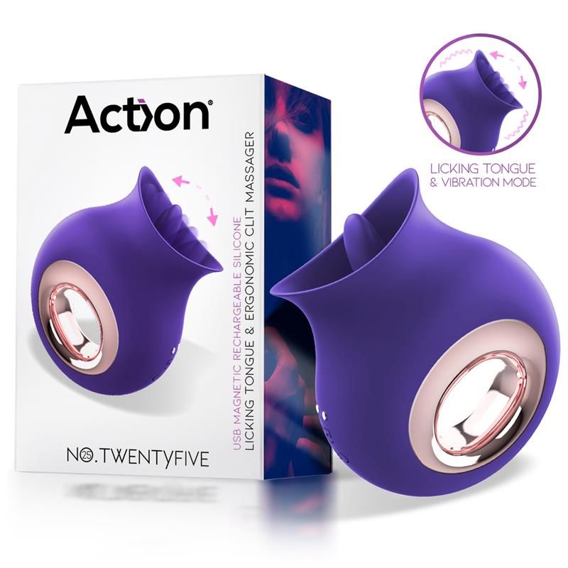 No. TwentyFive Licking Tongue and Vibrator Clitoris Massager No. TwentyFive Licking Tongue and Vibrator Clitoris Massager