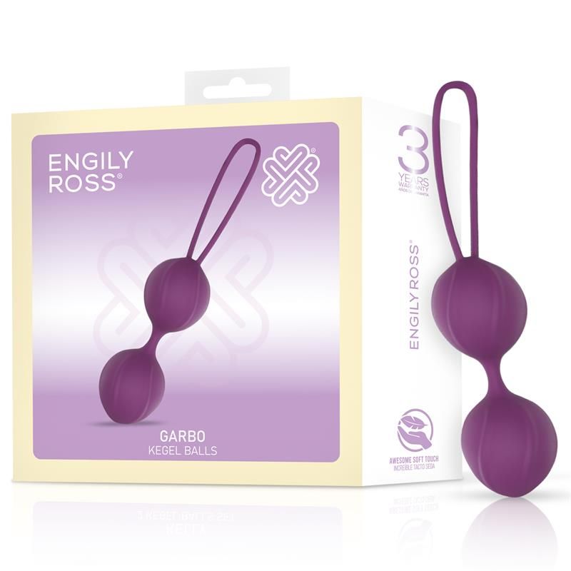 Garbo Double Kegel Ball Silicone Purple Garbo Double Kegel Ball Silicone Purple