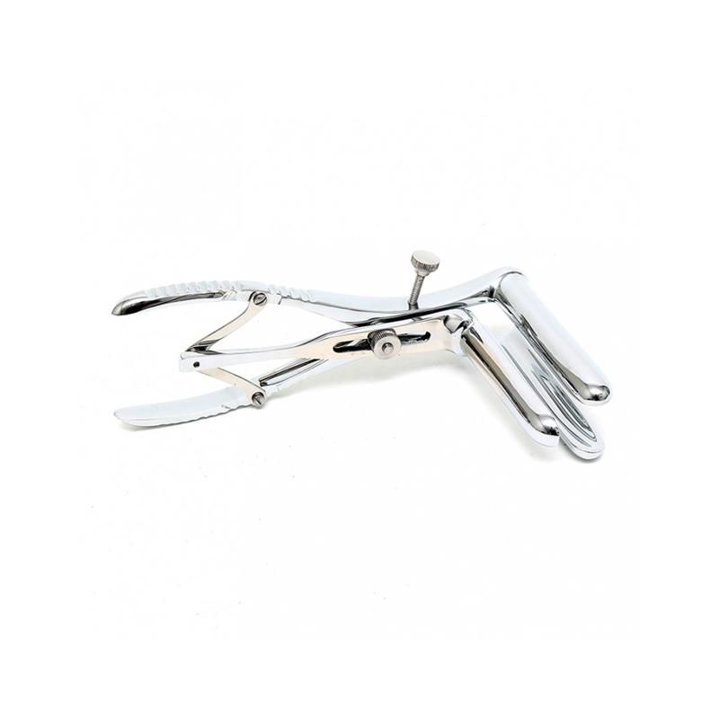 Anal Speculum with 3 Spoons Chrome Silver Anal Speculum with 3 Spoons Chrome Silver