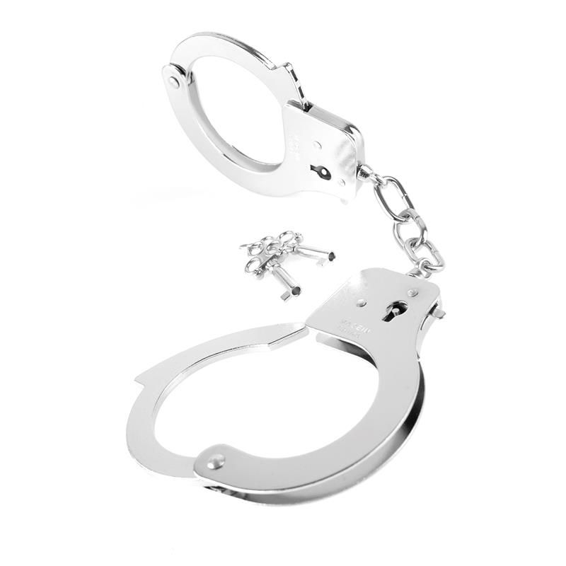Designer Metal Handcuffs Silver Designer Metal Handcuffs Silver