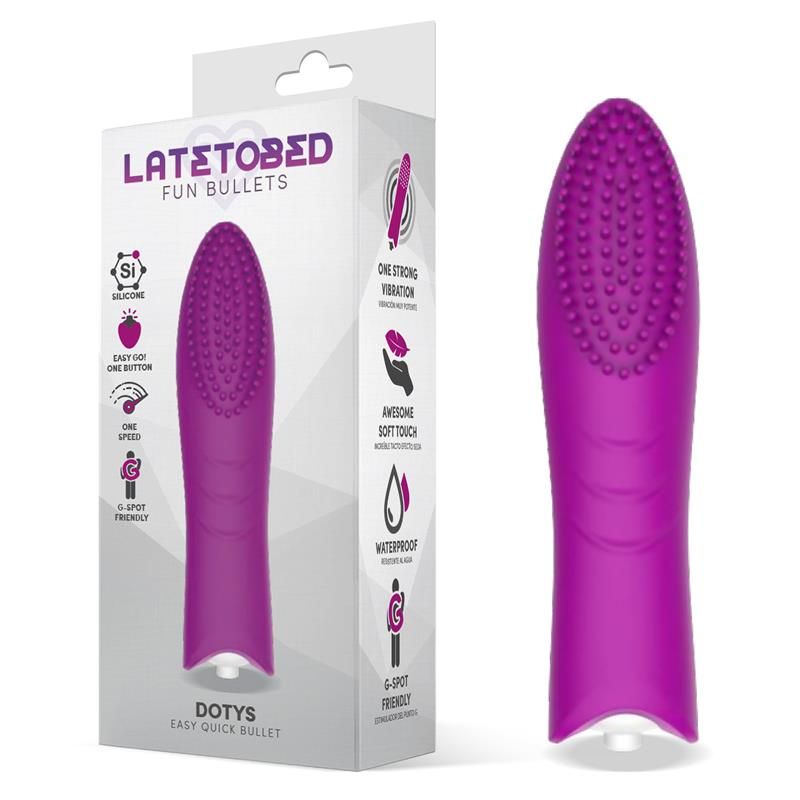 Dotys Easy Quick Vibrating Bullet Silicone Purple Dotys Easy Quick Vibrating Bullet Silicone Purple