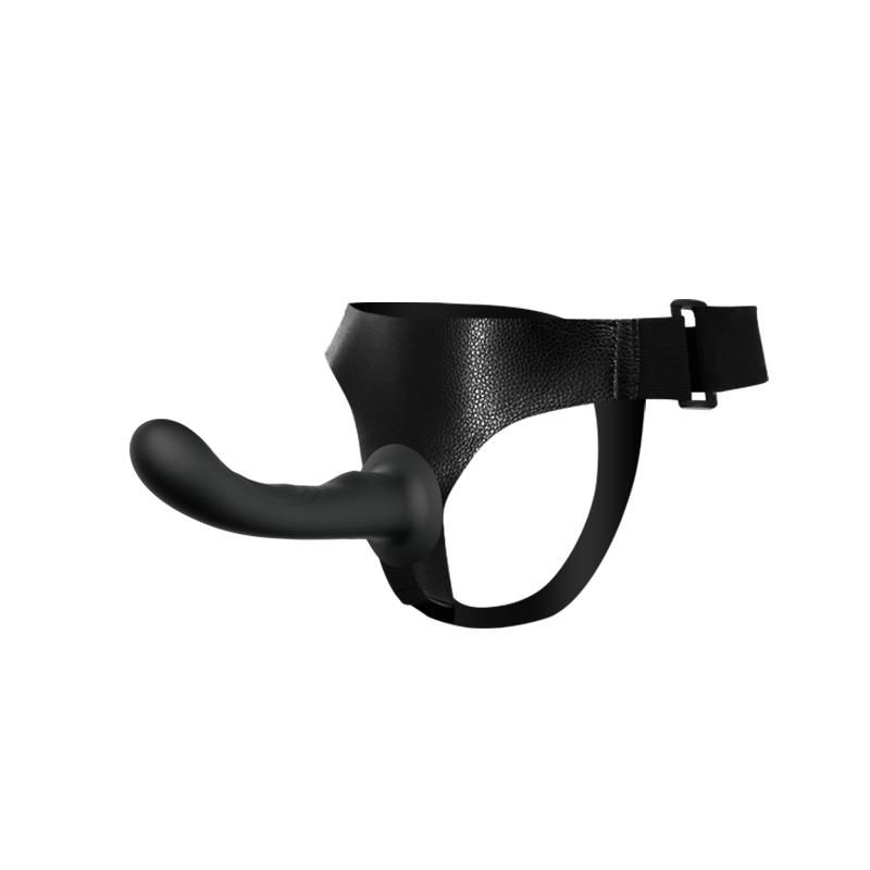 Strap-on with Silicone Dildo Black Strap-on with Silicone Dildo Black