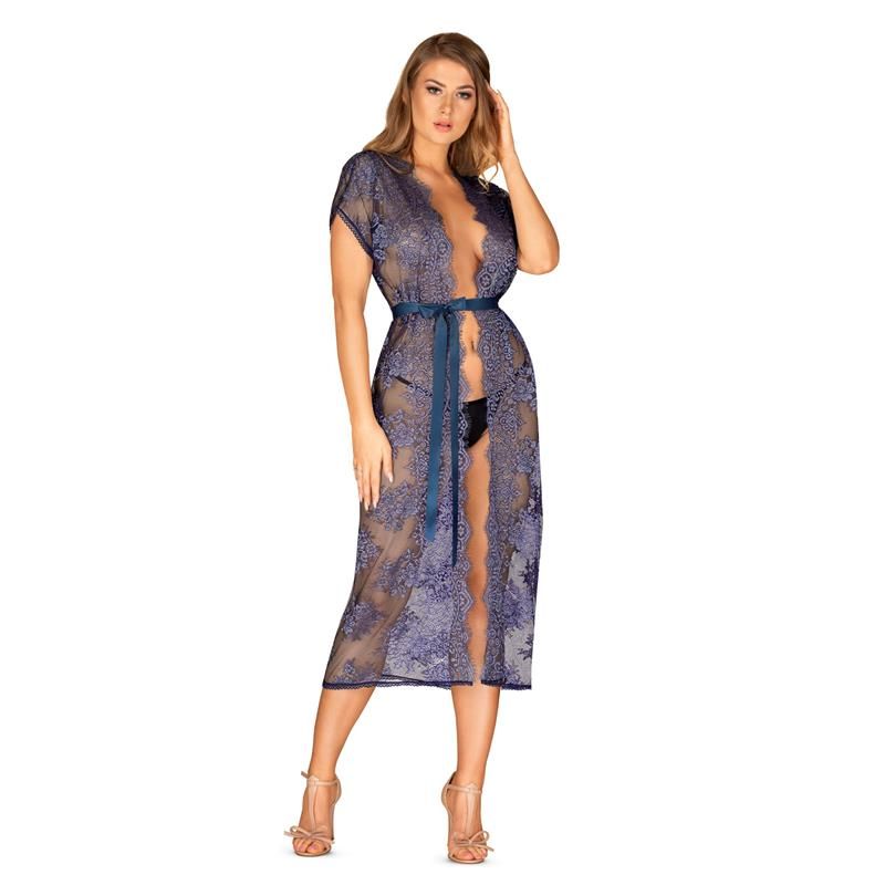 Flowlace Lace Kimono Turqoise Blue - Taglia S/M Flowlace Lace Kimono Turqoise Blue - Taglia S/M
