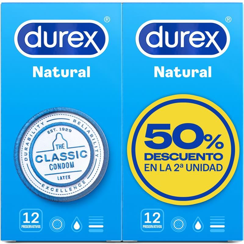 Duplo Condoms Natural 2x 12 units Duplo Condoms Natural 2x 12 units