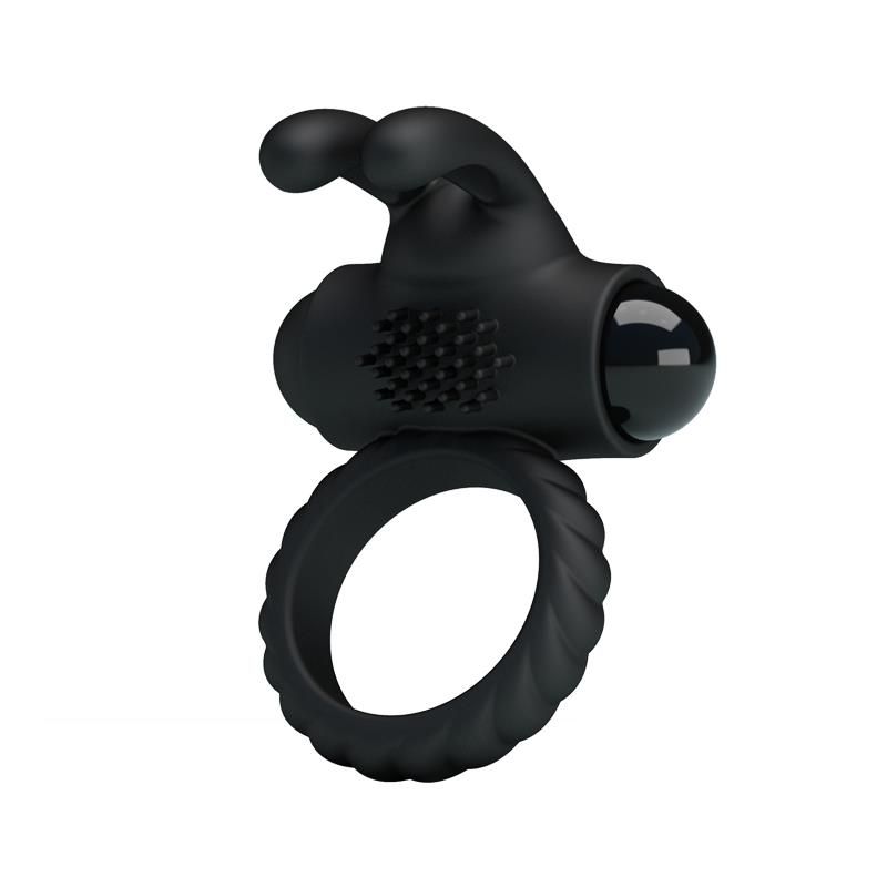 Vibrating Cock Ring Eudora Black Vibrating Cock Ring Eudora Black