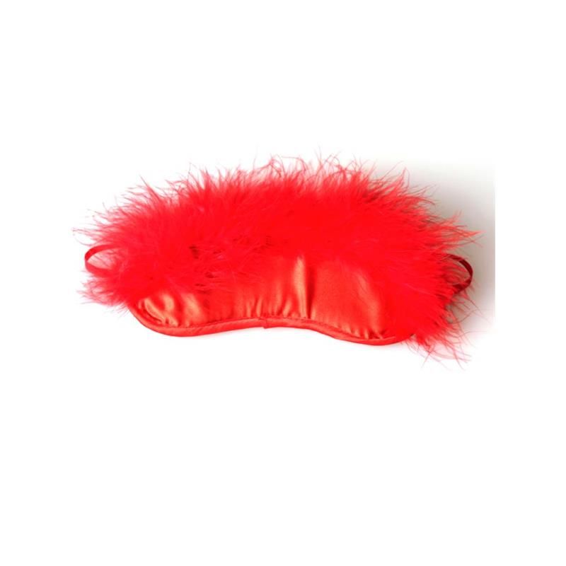 Secret Play Red Marabou Blindfold Secret Play Red Marabou Blindfold