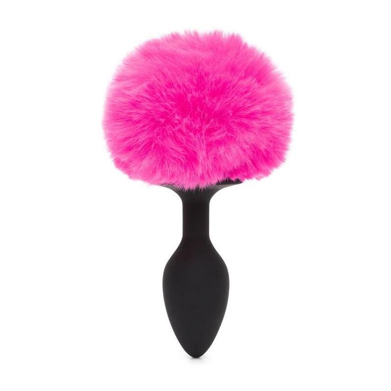 Butt Plug with Pink Fur Tail Small Butt Plug with Pink Fur Tail Small